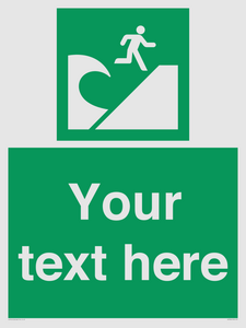 Custom Safe Condition Tsunami evacuation area